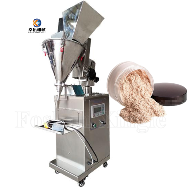 Pharmaceutical Vial Bottle Cosmetic Semi-awtomatikong Powder Filling Machine