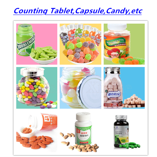 Awtomatikong Pharma Capsule Counter Tablet Counting Filling Machine