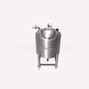 Hindi kinakalawang na asero 100L Mobile Milk Verticle Storage Mixing Tank