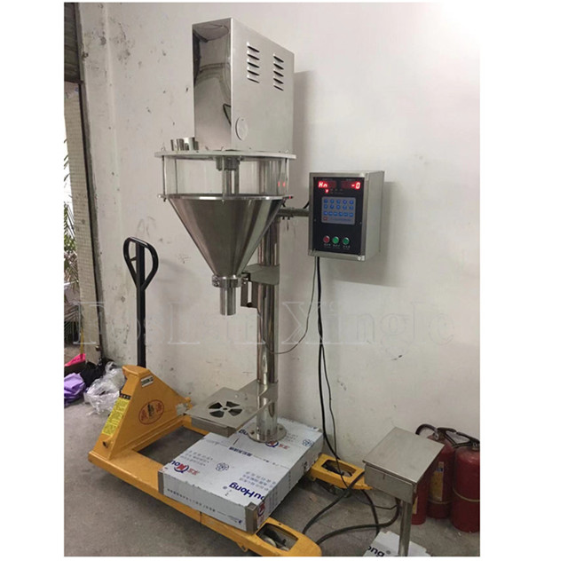 Vertical Semi Auomatic Bottle Powder Weighing Filling Machine