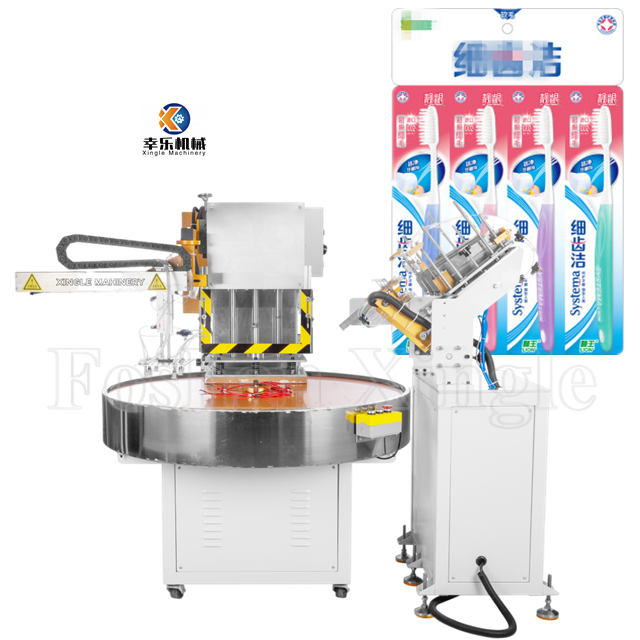 Awtomatikong Rotary Battery Toothbrush Blister Packing Machine