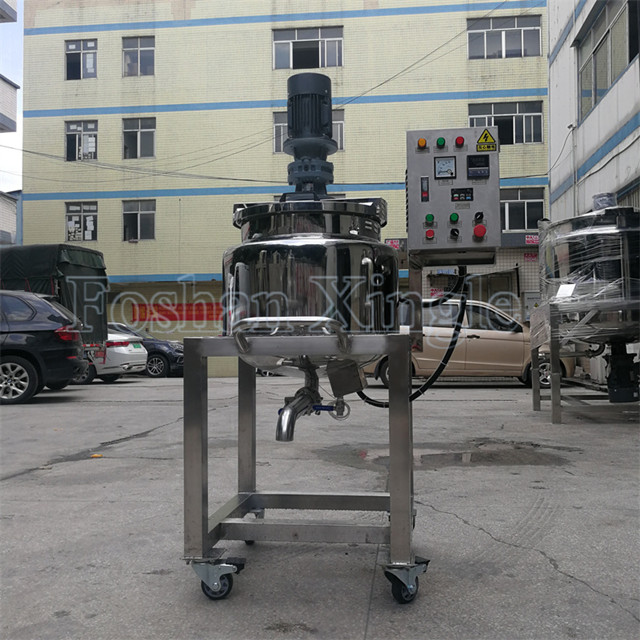 Stainless Steel Shampoo Soap Mixing Tank na may Agitator