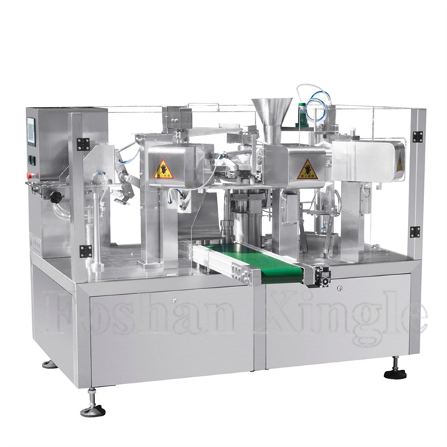 Bag weighing at packing machine