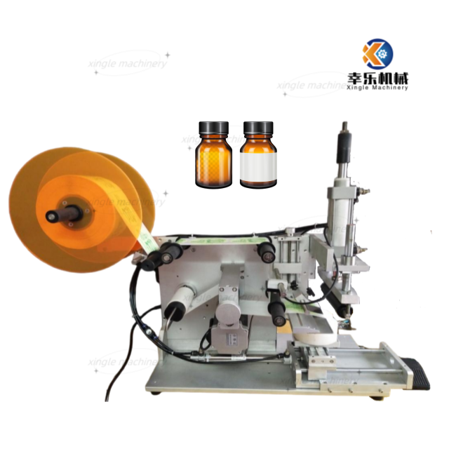 Semi-awtomatikong single-sided PET Bottle Labeling Machine