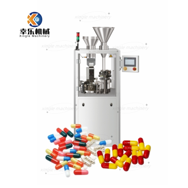 Vertical powder automatic capsule filling machine para sa Pharmaceutical