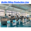 Capsule Tablet Counting Capping At Labeling Bottling Production Line