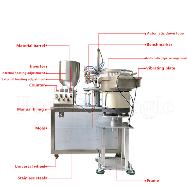 Full Automatic Toothpaste Tube Filling At Sealing Machine