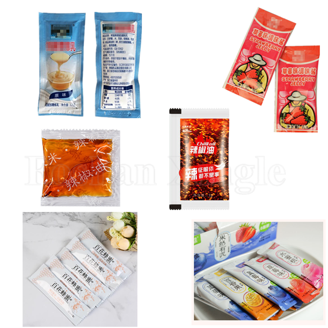 Three Sides Seal Ketchup Jam Liquid Bag Packing Machine