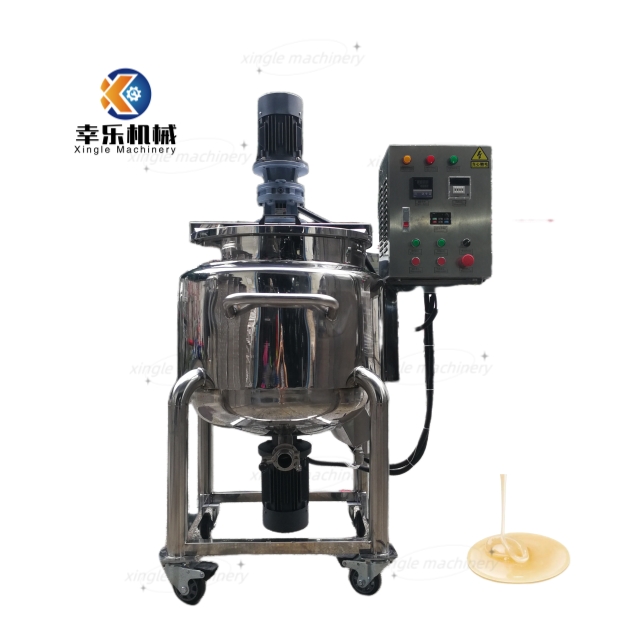 200L juice milk single layer mobile mixing tank