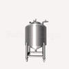 Hindi kinakalawang na asero 100L Mobile Milk Verticle Storage Mixing Tank