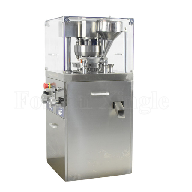 Single punch lightweight chemical tablet press