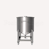 Hindi kinakalawang na asero 100L Mobile Milk Verticle Storage Mixing Tank