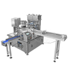 Food Yogurt Stand-Up Pouch Filling At Capping Packing Machine