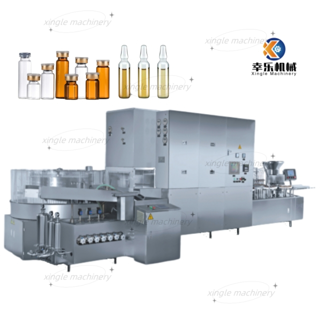 Uri ng Ultrasonic Vertical high speed ampoule washing machine