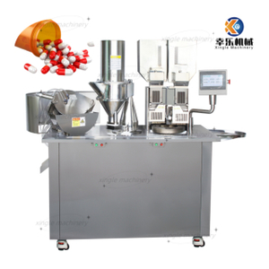 Step-less frequency 0# semi-awtomatikong capsule filling machine na may PLC