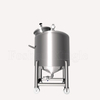 Hindi kinakalawang na asero 100L Mobile Milk Verticle Storage Mixing Tank