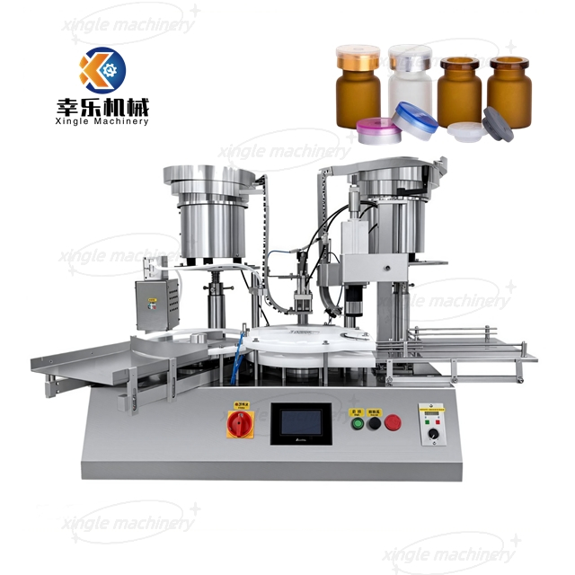 Awtomatikong Desktop Vial Liquid Filling At Capping Machine