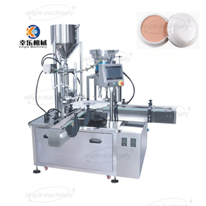 Full-awtomatikong Small Bottle Paste Filling At Capping Machine