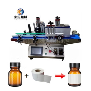 Maliit na Desktop Round Bottle Labeling Machine na May Touch Screen