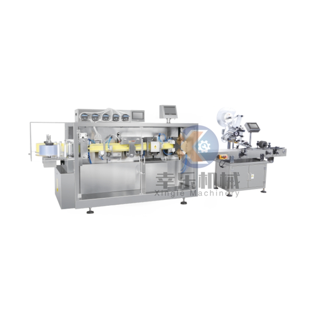 10ml plastic ampoule filling at sealing machine na may Labeling Machine