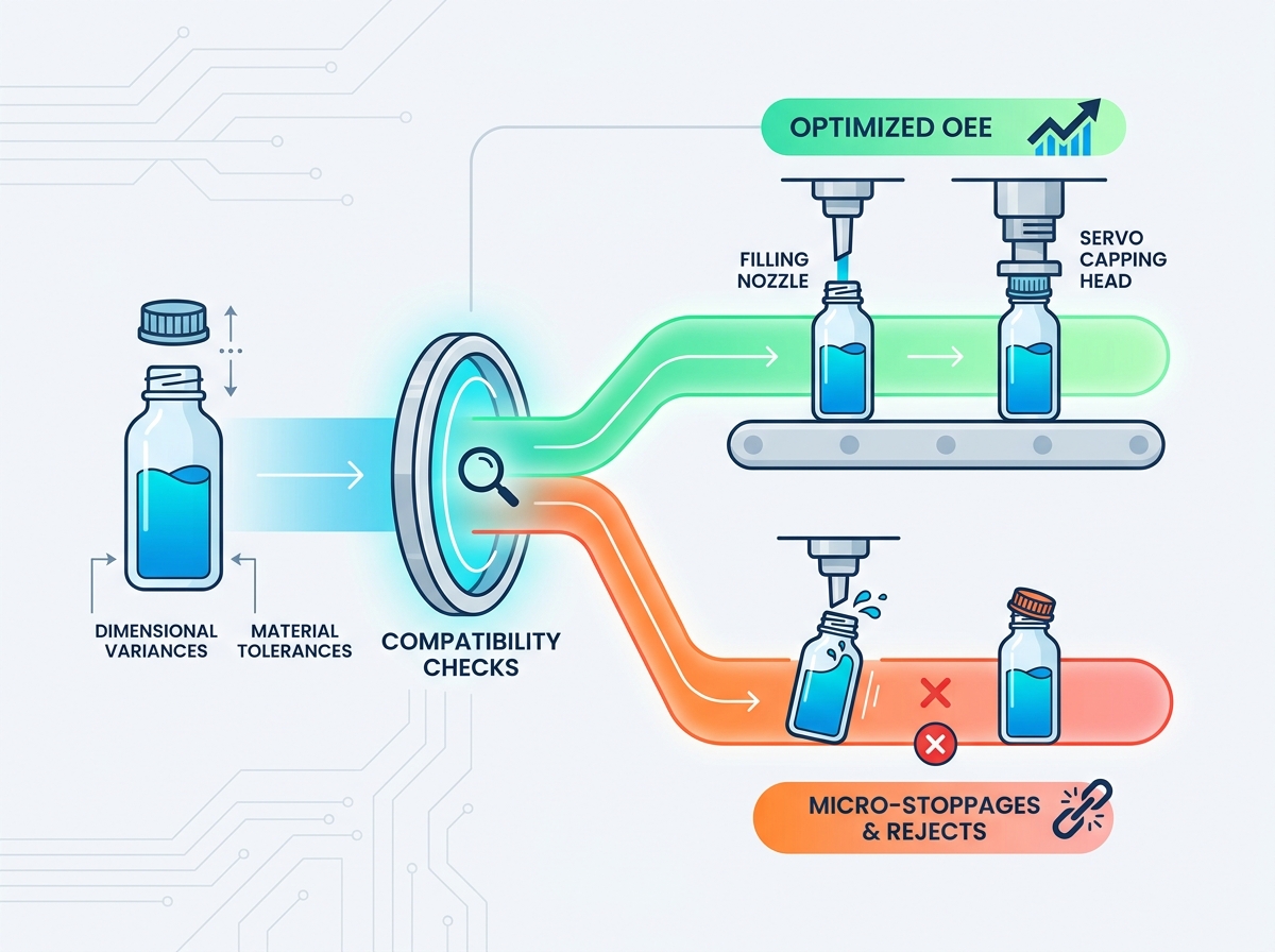 Automated Filling at Capping Line Setup